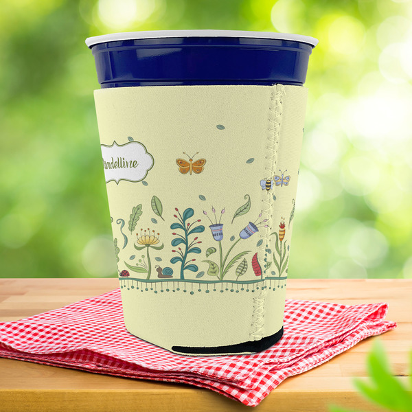 Nature Inspired Party Cup Sleeves - with bottom - Lifestyle