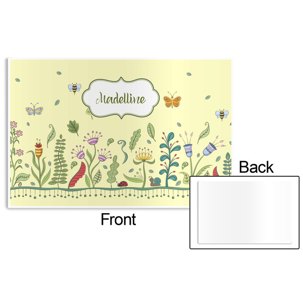 Nature Inspired Disposable Paper Placemat - Front & Back