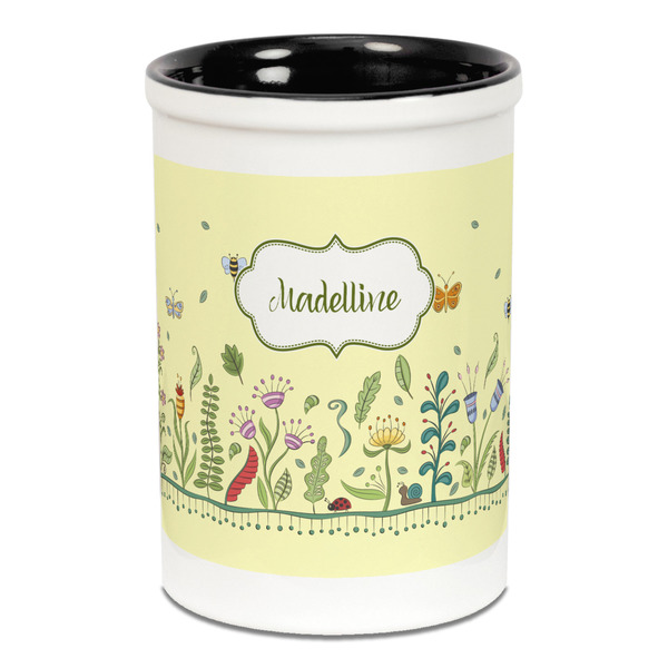 Nature Inspired Pencil Holder - Black