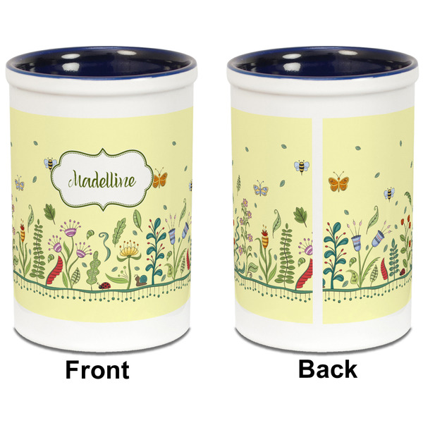 Nature Inspired Pencil Holder - Blue - approval