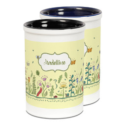 Nature Inspired Ceramic Pencil Holder - Large