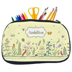 Nature Inspired Neoprene Pencil Case - Medium w/ Name or Text