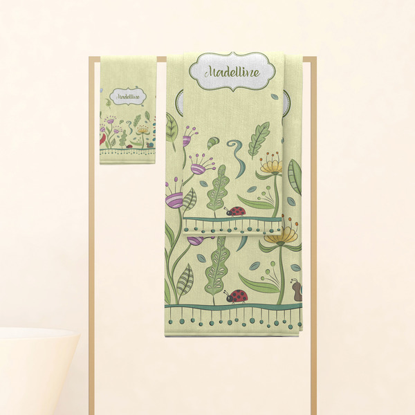 Nature Inspired Personalized Towel Set