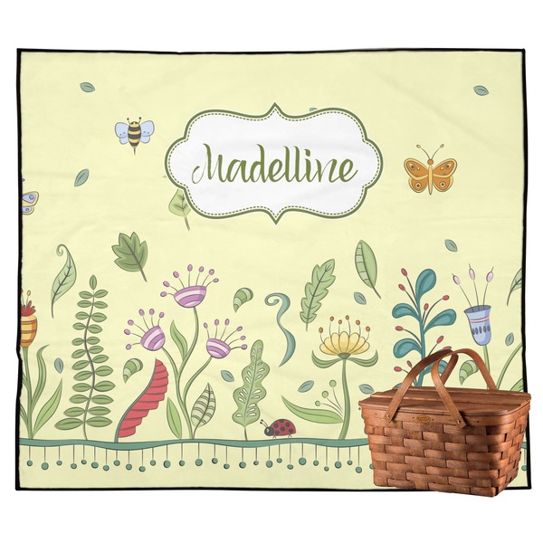 Custom Nature Inspired Outdoor Picnic Blanket (Personalized)