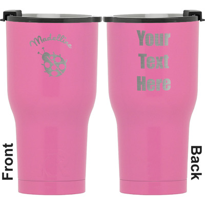 Nature Inspired RTIC Tumbler - Pink - Engraved Front & Back (Personalized)