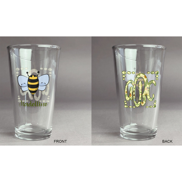 Nature Inspired Pint Glass - Two Content - Approval