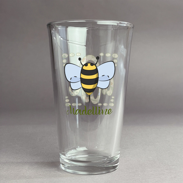 Custom Nature Inspired Pint Glass - Full Color Logo (Personalized)