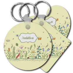 Nature Inspired Plastic Keychain (Personalized)