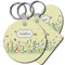 Nature Inspired Plastic Keychain (Personalized)