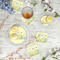 Nature Inspired Plastic Party Appetizer & Dessert Plates - In Context