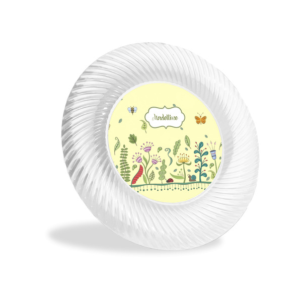 Custom Nature Inspired Plastic Party Appetizer & Dessert Plates - 6" (Personalized)