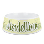 Nature Inspired Plastic Dog Bowl (Personalized)