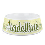 Nature Inspired Plastic Dog Bowl - Medium (Personalized)