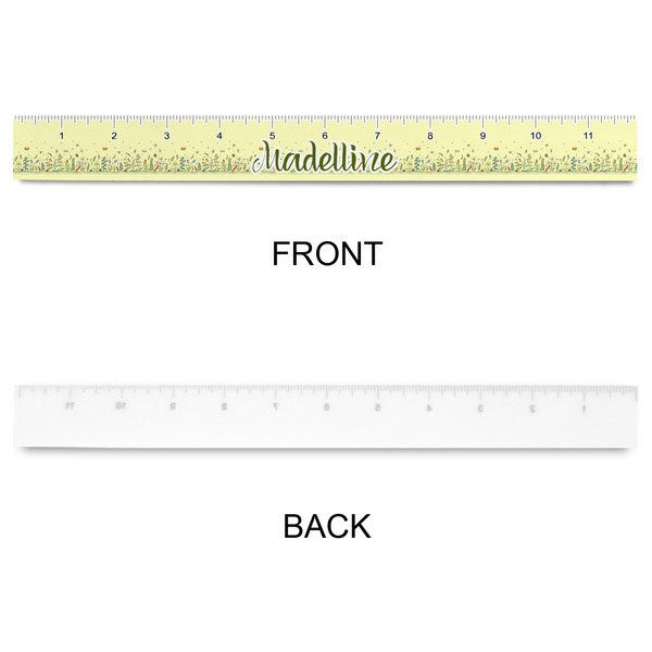 Nature Inspired Plastic Ruler - 12" - APPROVAL