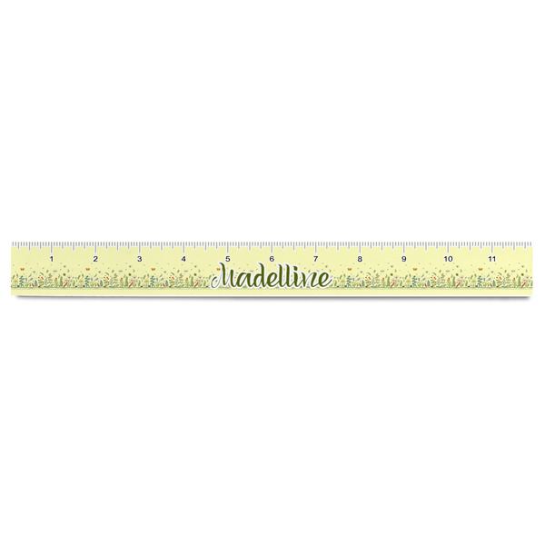 Nature Inspired Plastic Ruler - 12" - FRONT