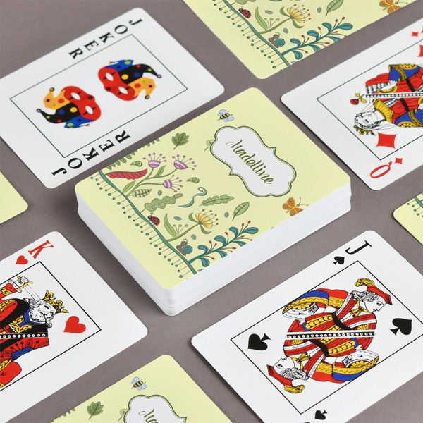 Nature Inspired Playing Cards - Front & Back View