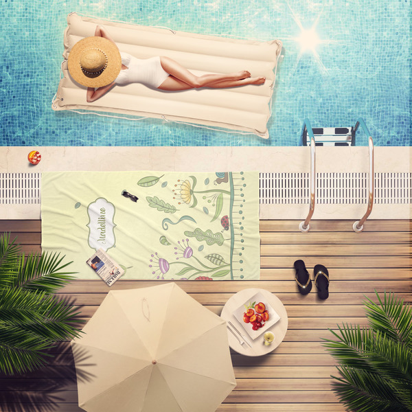 Nature Inspired Pool Towel Lifestyle
