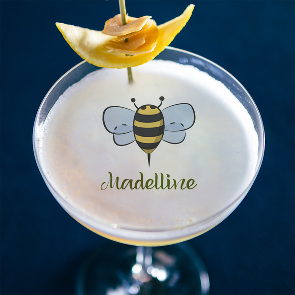 Nature Inspired Printed Drink Topper - Large - In Context