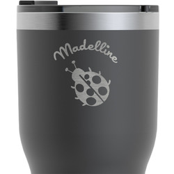 Nature Inspired RTIC Tumbler - Black - Engraved Front & Back (Personalized)