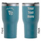 Nature Inspired RTIC Tumbler - Dark Teal - Double Sided - Front & Back