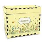 Nature Inspired Wood Recipe Box - Full Color Print (Personalized)