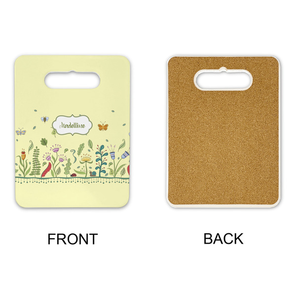 Nature Inspired Rectangle Trivet with Handle - APPROVAL