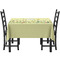 Nature Inspired Rectangular Tablecloths - Side View