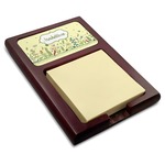 Nature Inspired Red Mahogany Sticky Note Holder (Personalized)