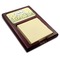 Nature Inspired Red Mahogany Sticky Note Holder - Angle