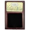 Nature Inspired Red Mahogany Sticky Note Holder - Flat