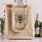 Nature Inspired Reusable Cotton Grocery Bag - In Context