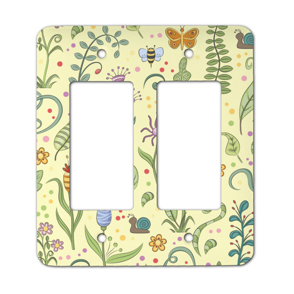 Custom Nature Inspired Rocker Style Light Switch Cover - Two Switch
