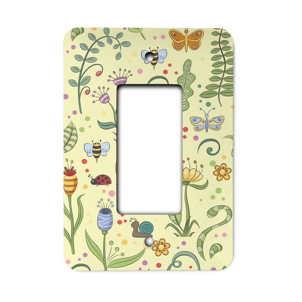 Custom Nature Inspired Rocker Style Light Switch Cover - Single Switch