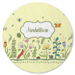 Nature Inspired Round Rubber Backed Coaster (Personalized)