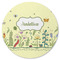 Nature Inspired Round Rubber Backed Coaster (Personalized)