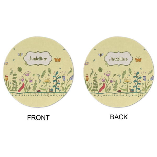 Nature Inspired Round Linen Placemats - APPROVAL (double sided)