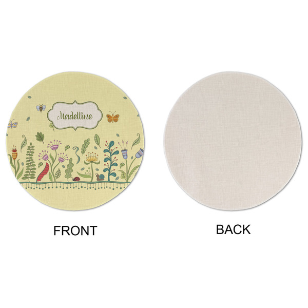 Nature Inspired Round Linen Placemats - APPROVAL (single sided)