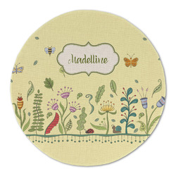 Nature Inspired Round Linen Placemat (Personalized)