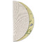 Nature Inspired Round Linen Placemats - HALF FOLDED (single sided)