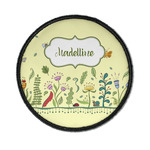 Nature Inspired Iron On Round Patch w/ Name or Text