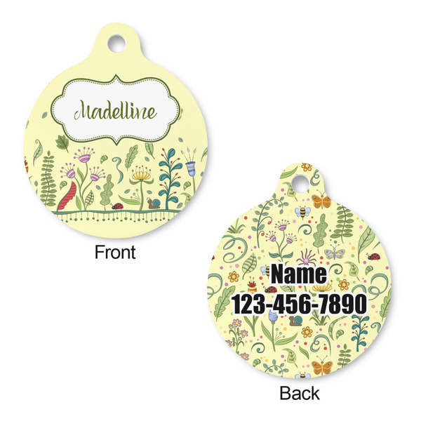 Nature Inspired Round Pet ID Tag - Large - Approval