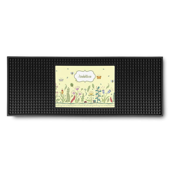 Custom Nature Inspired Rubber Bar Mat (Personalized)