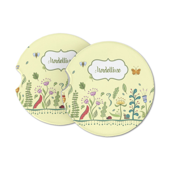 Custom Nature Inspired Sandstone Car Coasters (Personalized)