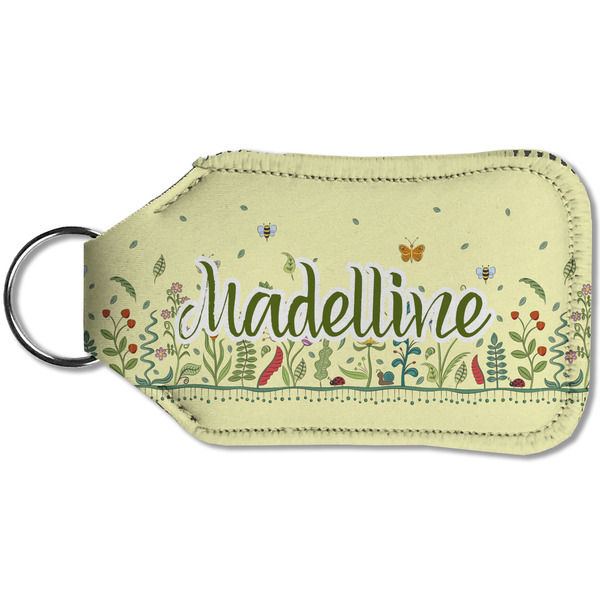 Nature Inspired Sanitizer Holder Keychain - Small (Back)