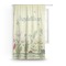 Nature Inspired Sheer Curtain With Window and Rod