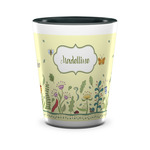 Nature Inspired Ceramic Shot Glass - 1.5 oz - Two Tone - Set of 4 (Personalized)