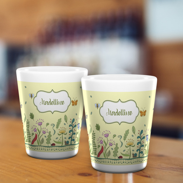 Nature Inspired Shot Glass - White - LIFESTYLE