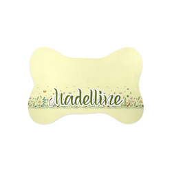 Nature Inspired Bone Shaped Dog Food Mat (Small) (Personalized)