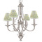 Nature Inspired Small Chandelier Shade - LIFESTYLE (on chandelier)