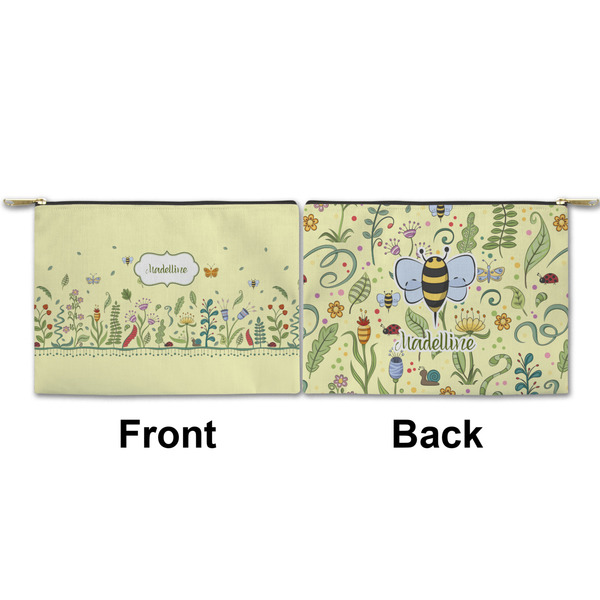 Nature Inspired Small Zipper Pouch Approval (Front and Back)